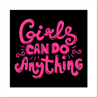 Girls Can Do Anything Feminist Posters and Art